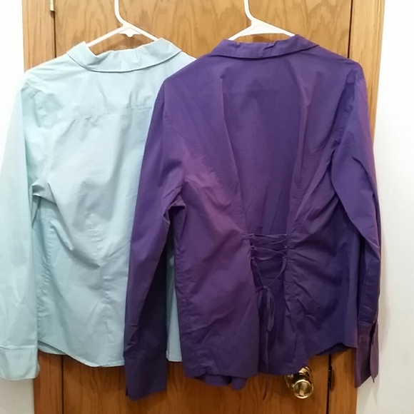 2 Maternity Large Long Sleeve Tops - Picture 5 of 5